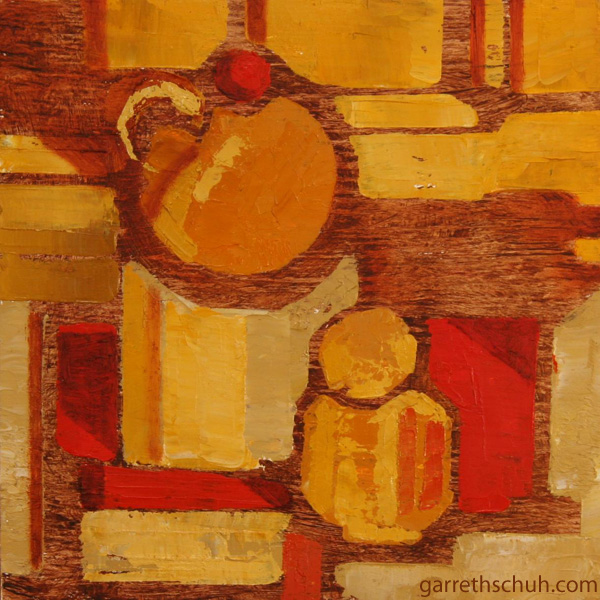 cr STILL LIFE WITH MOONSHINE 2010 8X8 oil on plywd  